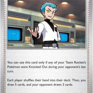 Team Rocket’s Archer 170/182 Reverse Holofoil SV10: Destined Rivals