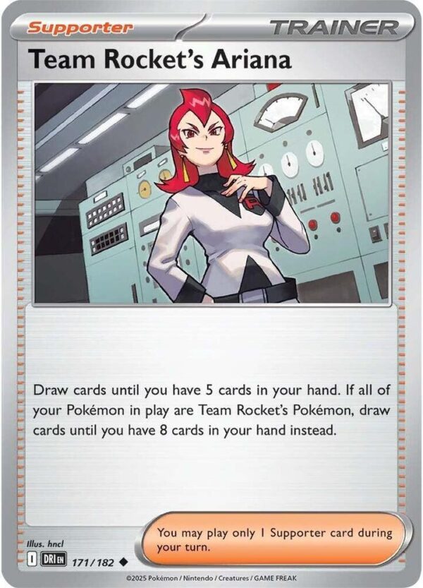 Team Rocket’s Ariana 171/182 Normal SV10: Destined Rivals