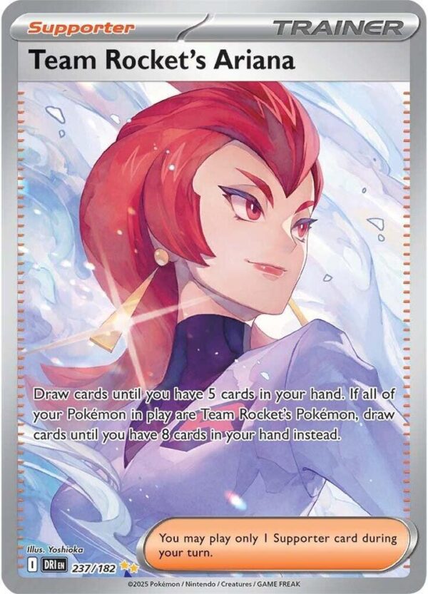 Team Rocket’s Ariana 237/182 Holofoil SV10: Destined Rivals