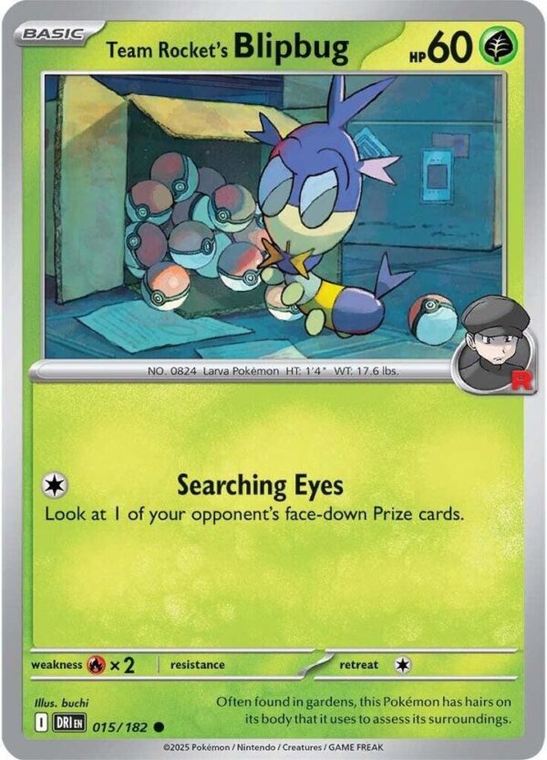 Team Rocket’s Blipbug 015/182 Normal SV10: Destined Rivals Team Rocket’s Blipbug 015/182 Normal SV10: Destined Rivals