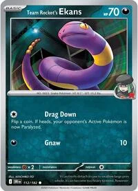 Team Rocket's Ekans | 112/182 | Reverse Holofoil | SV10: Destined Rivals