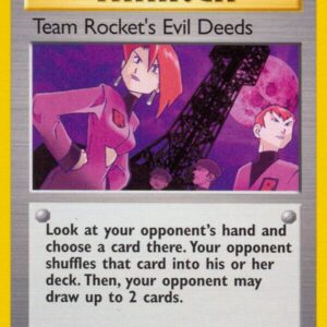 Team Rocket’s Evil Deeds 103/105 1st Edition Neo Destiny