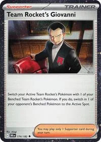 Team Rocket's Giovanni (Cosmos Holo) | 174/182 | Holofoil | Miscellaneous Cards & Products