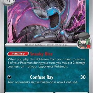 Team Rocket’s Golbat 121/182 Normal SV10: Destined Rivals Team Rocket’s Golbat 121/182 Normal SV10: Destined Rivals