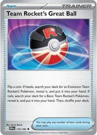 Team Rocket's Great Ball | 175/182 | Reverse Holofoil | SV10: Destined Rivals