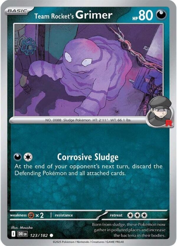 Team Rocket’s Grimer 123/182 Normal SV10: Destined Rivals Team Rocket’s Grimer 123/182 Normal SV10: Destined Rivals