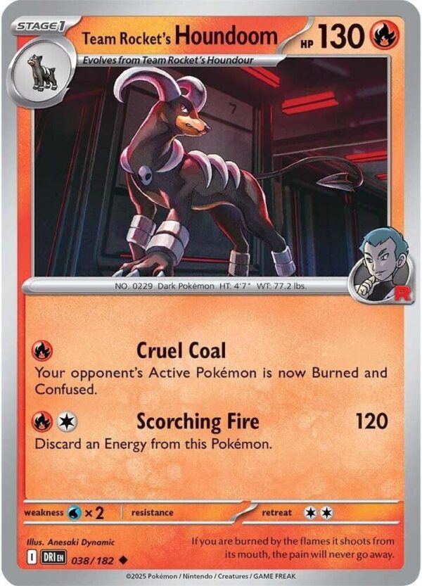 Team Rocket’s Houndoom 038/182 Normal SV10: Destined Rivals Team Rocket’s Houndoom 038/182 Normal SV10: Destined Rivals