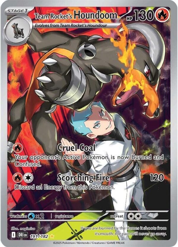 Team Rocket’s Houndoom 191/182 Holofoil SV10: Destined Rivals Team Rocket’s Houndoom 191/182 Holofoil SV10: Destined Rivals