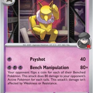 Team Rocket’s Hypno 080/182 Normal SV10: Destined Rivals