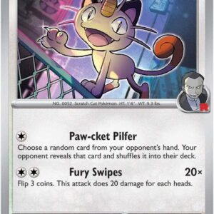Team Rocket’s Meowth 149/182 Normal SV10: Destined Rivals