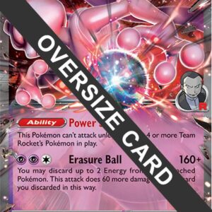 Team Rocket’s Mewtwo ex 205 Holofoil Jumbo Cards