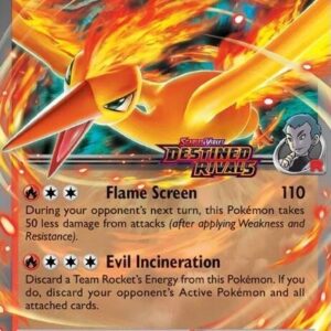 Team Rocket’s Moltres ex 31/182 (Destined Rivals Stamp) 031/182 Holofoil Miscellaneous Cards & Products