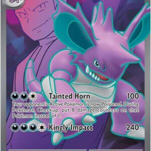 Team Rocket’s Nidoking ex 216/182 Holofoil SV10: Destined Rivals Team Rocket’s Nidoking ex 216/182 Holofoil SV10: Destined Rivals