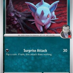Team Rocket’s Nidoran F 114/182 Normal SV10: Destined Rivals Team Rocket’s Nidoran F 114/182 Normal SV10: Destined Rivals