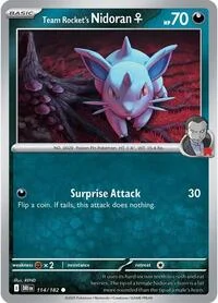 Team Rocket's Nidoran F | 114/182 | Normal | SV10: Destined Rivals