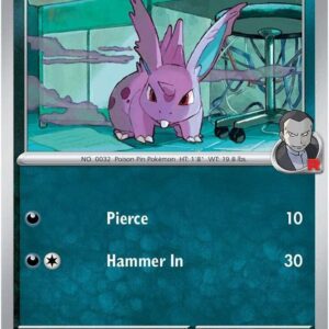 Team Rocket’s Nidoran M 117/182 Reverse Holofoil SV10: Destined Rivals