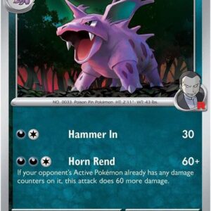 Team Rocket’s Nidorino 118/182 Normal SV10: Destined Rivals Team Rocket’s Nidorino 118/182 Normal SV10: Destined Rivals