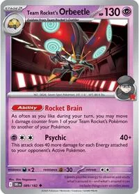 Team Rocket's Orbeetle | 089/182 | Reverse Holofoil | SV10: Destined Rivals