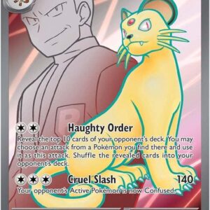 Team Rocket’s Persian ex 219/182 Holofoil SV10: Destined Rivals Team Rocket’s Persian ex 219/182 Holofoil SV10: Destined Rivals
