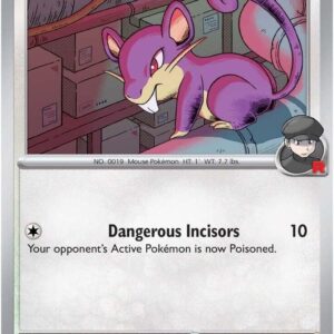 Team Rocket’s Rattata 147/182 Normal SV10: Destined Rivals
