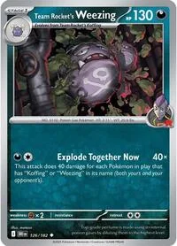 Team Rocket's Weezing | 126/182 | Reverse Holofoil | SV10: Destined Rivals