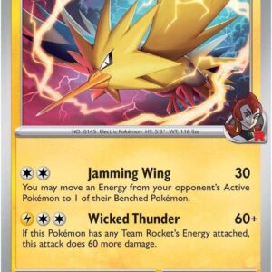 Team Rocket’s Zapdos 070/182 Holofoil SV10: Destined Rivals