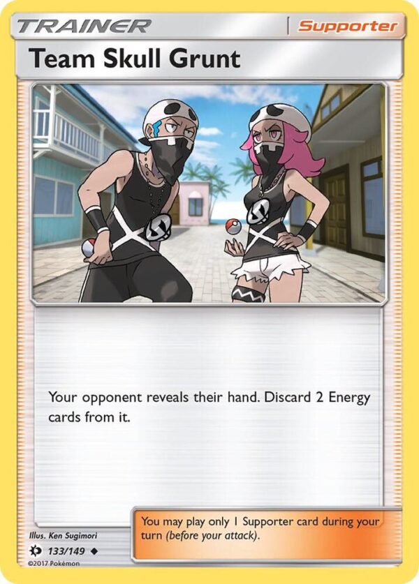 Team Skull Grunt 133/149 Normal SM Base Set Team Skull Grunt 133/149 Normal SM Base Set