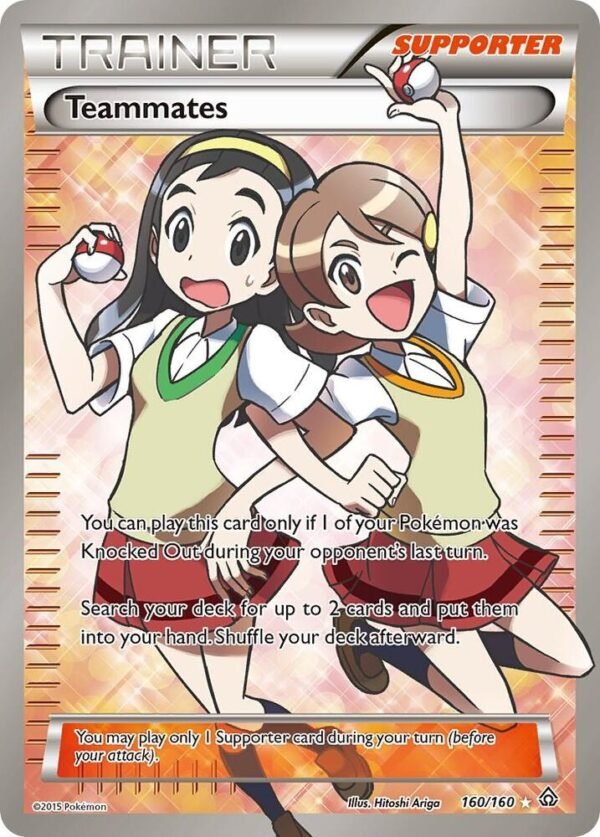 Teammates (160 Full Art) 160/160 Holofoil XY – Primal Clash Teammates (160 Full Art) 160/160 Holofoil XY – Primal Clash