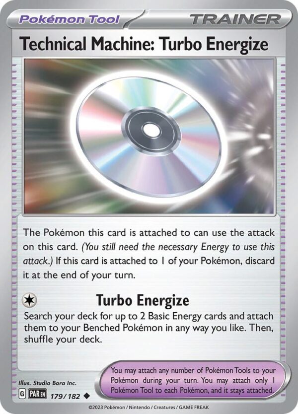 Technical Machine: Turbo Energize 179/182 Reverse Holofoil SV04: Paradox Rift