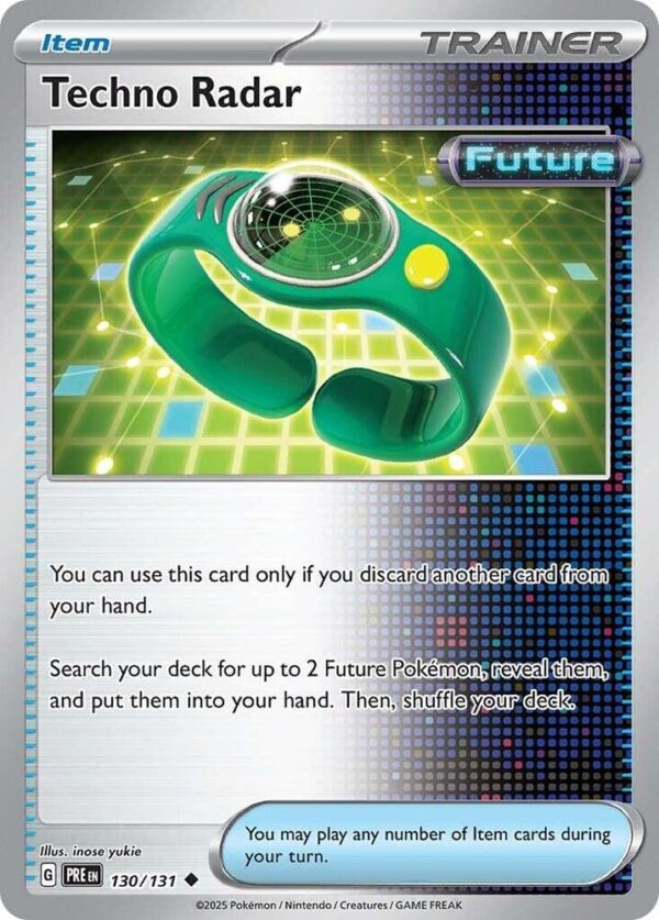 Techno Radar 130/131 Normal SV: Prismatic Evolutions Techno Radar 130/131 Normal SV: Prismatic Evolutions