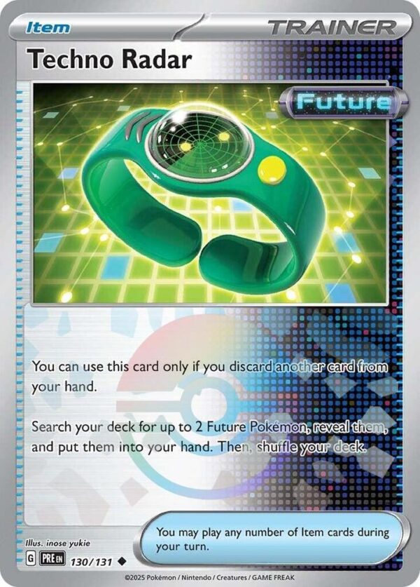 Techno Radar (Poke Ball Pattern) 130/131 Holofoil SV: Prismatic Evolutions