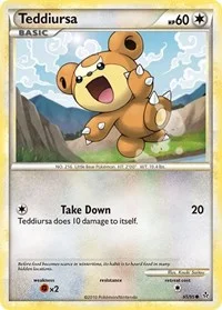 Teddiursa | 65/95 | Reverse Holofoil | Unleashed