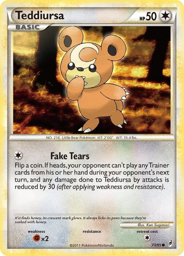Teddiursa 73/95 Normal Call of Legends Teddiursa 73/95 Normal Call of Legends