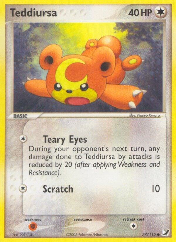 Teddiursa 77/115 Normal Unseen Forces