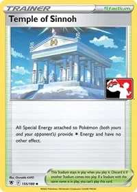 Temple of Sinnoh | 155/189 | Normal | Prize Pack Series Cards Temple of Sinnoh | 155/189 | Normal | Prize Pack Series Cards