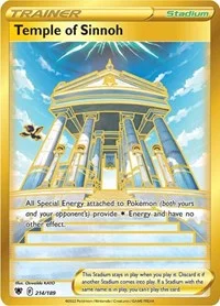 Temple of Sinnoh (Secret) | 214/189 | Holofoil | SWSH10: Astral Radiance