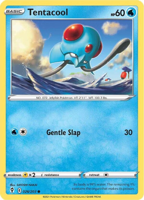 Tentacool 026/203 Normal SWSH07: Evolving Skies