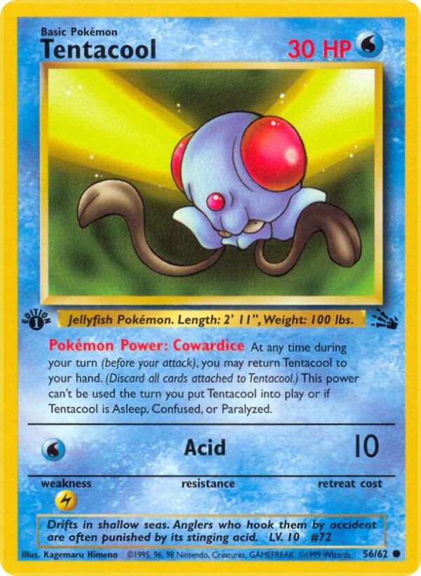 Tentacool 56/62 Unlimited Fossil