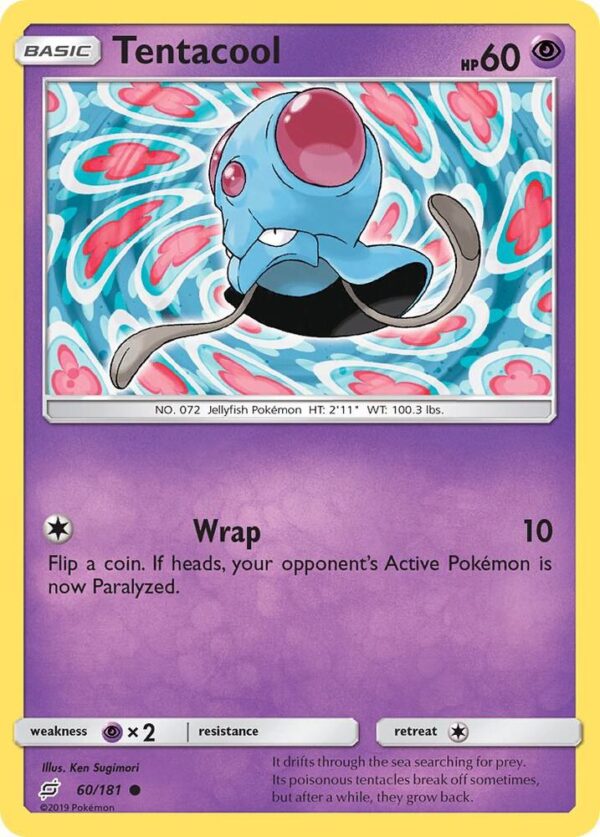 Tentacool 60/181 Normal SM – Team Up