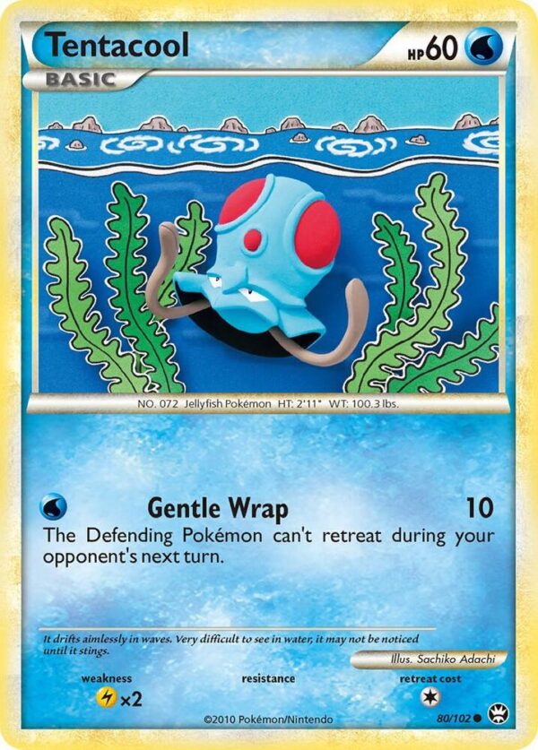 Tentacool 80/102 Normal Triumphant Tentacool 80/102 Normal Triumphant