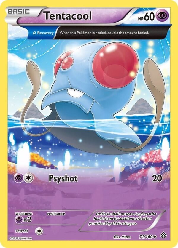 Tentacool (Alpha) 71/160 Normal XY – Primal Clash