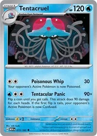 Tentacruel | 073/165 | Normal | SV: Scarlet & Violet 151 Tentacruel | 073/165 | Normal | SV: Scarlet & Violet 151