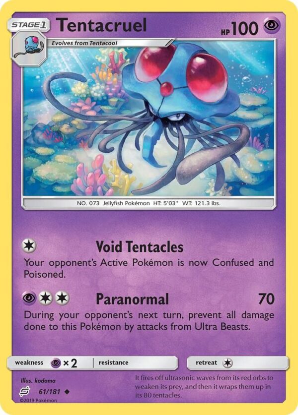 Tentacruel 61/181 Normal SM – Team Up