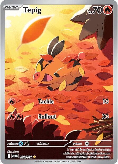 Tepig 096/086 Holofoil SV: White Flare Tepig 096/086 Holofoil SV: White Flare