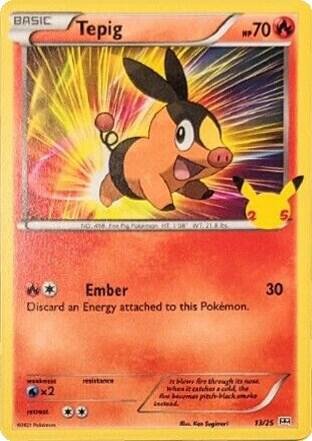 Tepig 13/25 013/025 Holofoil McDonald’s 25th Anniversary Promos Tepig 13/25 013/025 Holofoil McDonald’s 25th Anniversary Promos