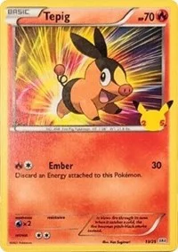 Tepig | 13/25 | 013/025 | Normal | McDonald's 25th Anniversary Promos