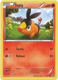 Tepig 15/114 (Cosmos Holo) | 015/114 | Holofoil | League & Championship Cards
