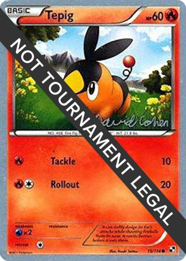 Tepig 2011 (David Cohen) 15/114 Normal World Championship Decks Tepig 2011 (David Cohen) 15/114 Normal World Championship Decks