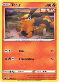 Tepig | SWSH172 | Holofoil | SWSH: Sword & Shield Promo Cards