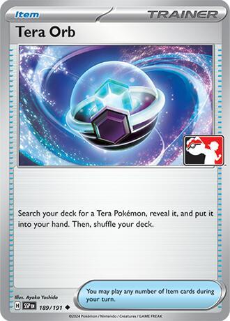 Tera Orb 189/191 Holofoil Prize Pack Series Cards